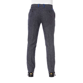 Trussardi Black Cotton Men's Trouser