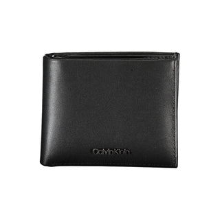 Calvin Klein Sleek Leather Bi-Fold Wallet with RFID Block