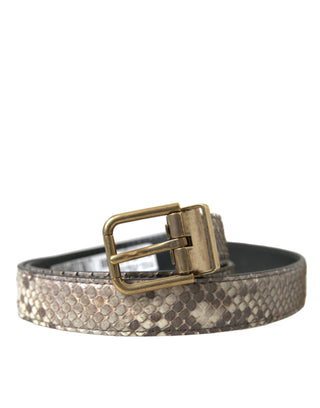 Dolce &amp; Gabbana Elegant Italian Leather Belt