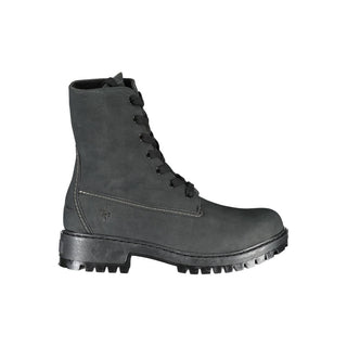 US POLO ASSN. Contrast Lace-Up Fleece Ankle Boots