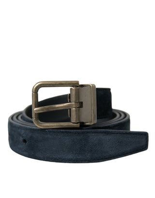 Dolce &amp; Gabbana Elegant Suede Calf Leather Belt