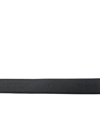 Dolce &amp; Gabbana Elegant Suede Calf Leather Belt