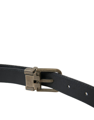 Dolce &amp; Gabbana Elegant Suede Calf Leather Belt