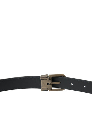 Dolce &amp; Gabbana Elegant Suede Calf Leather Belt