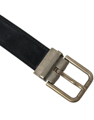 Dolce &amp; Gabbana Elegant Suede Calf Leather Belt