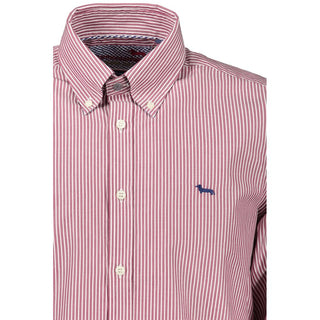 Harmont &amp; Blaine Elegant Pink Narrow Fit Long Sleeve Shirt