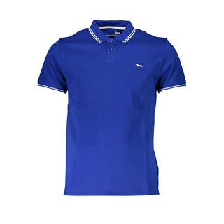 Harmont &amp; Blaine Sleek Short Sleeve Contrast Polo