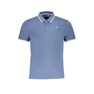 Harmont &amp; Blaine Blue Cotton Polo Shirt