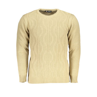 US Grand Polo Beige Fabric Sweater