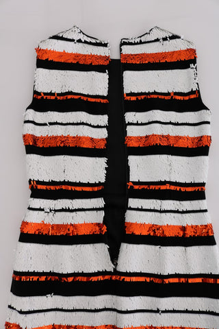 Dolce &amp; Gabbana Sleeveless Striped Sheath Dress