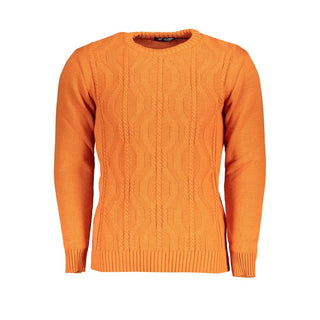 US Grand Polo Orange Fabric Sweater