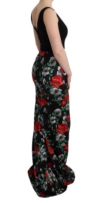 Dolce & Gabbana Elegant Floral Sheath Gown