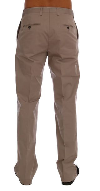 Dolce &amp; Gabbana Chic Beige Chinos Casual Pants