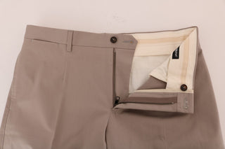 Dolce &amp; Gabbana Chic Beige Chinos Casual Pants