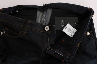 Costume National Chic Gray Slim Fit Denim