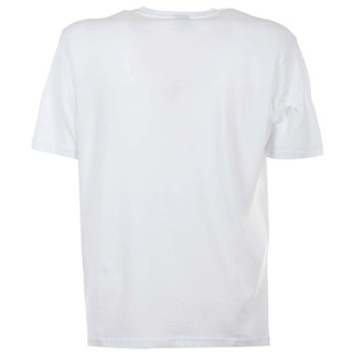 North Sails Elegant White Cotton Tee with Bold Blue Logo