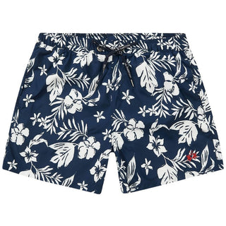 La Martina Blue Polyester Men Swim Trunk