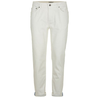 Fred Mello Elegant White Denim Trousers for Men