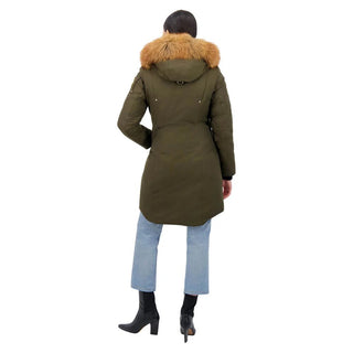 Moose Knuckles Army Cotton Women Parka Coat