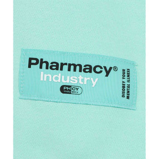 Pharmacy Industry Green Cotton Men's Hooded Sweatshirt