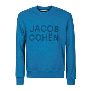 Jacob Cohen Light Blue Cotton Men Sweater