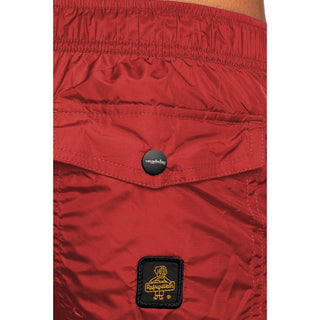 Refrigiwear Red Nylon Men Swim Short