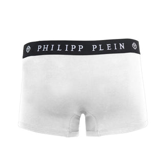 Philipp Plein White Cotton Men's Boxer