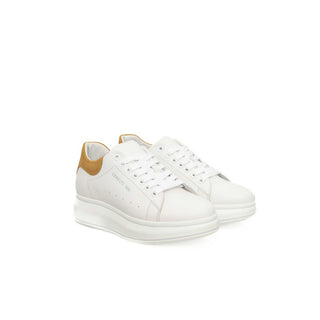 Cerruti 1881 White Leather Women's Sneaker