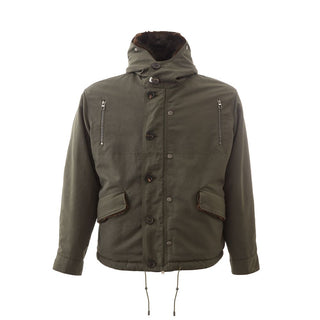 Lardini Elegant Cotton Army Jacket for Men