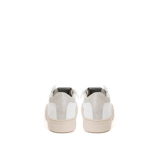 P448 Elegant White Leather Sneakers