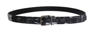 Dolce &amp; Gabbana Elegant Floral Patterned Men's Luxury Belt