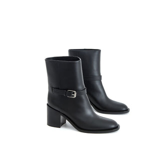 Burberry Black Leather Boot