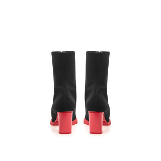 Alexander McQueen Black Neoprene Boot