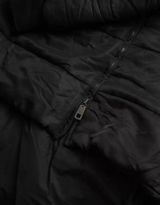 Dolce & Gabbana Black Nylon Hooded Parka Coat Winter Jacket