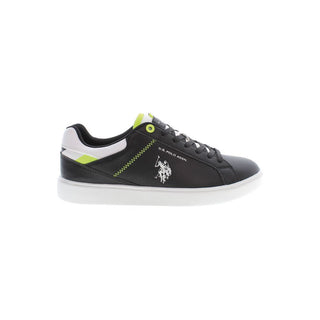 US POLO ASSN. Black Polyester Men Sneaker