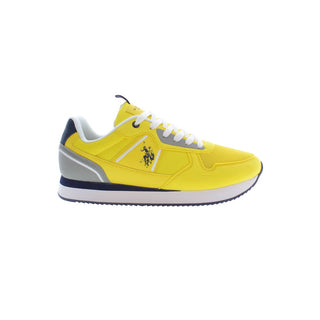 US POLO ASSN. Yellow Polyester Men Sneaker