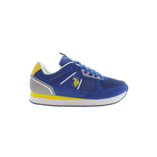 US POLO ASSN. Blue Polyester Men Sneaker