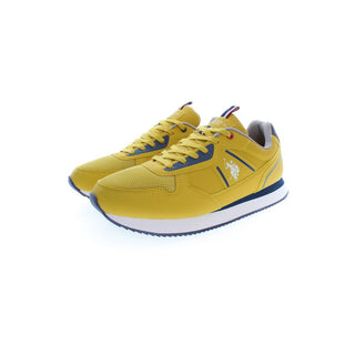 US POLO ASSN. Yellow Polyester Men Sneaker