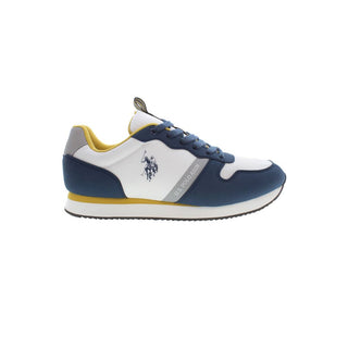 US POLO ASSN. Blue Polyester Men Sneaker