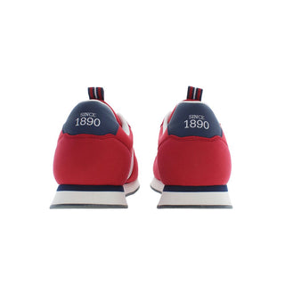 US POLO ASSN. Red Polyester Men Sneaker