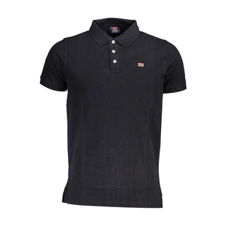 Norway 1963 Black Cotton Polo Shirt