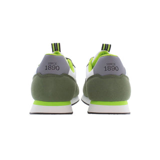 US POLO ASSN. Green Polyester Men Sneaker