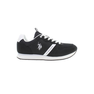 US POLO ASSN. Black Polyester Men Sneaker