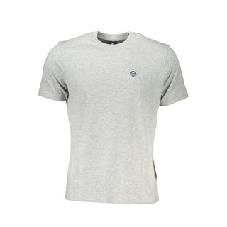 North Sails Gray Cotton T-Shirt