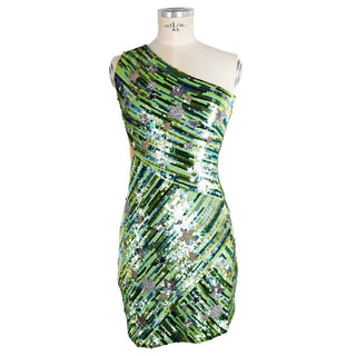 Elisabetta Franchi Green Polyamide Women Dress