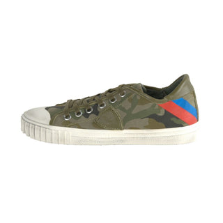 Philippe Model Green Leather Men Sneaker