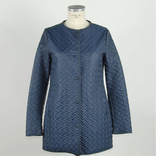 Emilio Romanelli Blue Polyester Women's Jacket