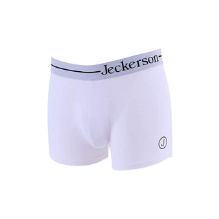 Jeckerson White Cotton Men's Boxer