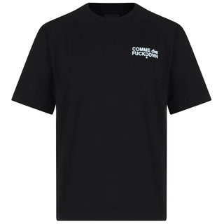 Comme Des Fuckdown Black Cotton T-Shirt