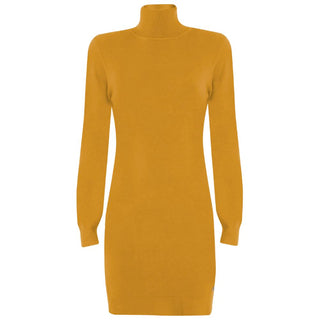 Yes Zee Yellow Viscose Dress